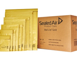 [80718] 100 Buste imbottite GOLD D 18X26cm UTILE avana - conf.risparmio MAIL LITE®