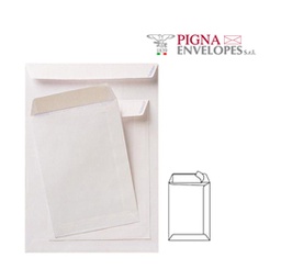 [37307] 100 buste sacco COMPETITOR FSC® bianca strip adesivo 250x353mm 80gr Pigna Envelo