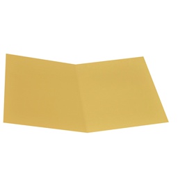 [44914] 100 CARTELLINE SEMPLICI GIALLO S/STAMPA 145GR