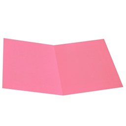 [45665] 100 CARTELLINE SEMPLICI ROSA S/STAMPA 145GR