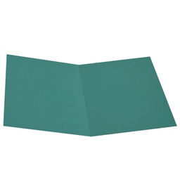 [44916] 100 CARTELLINE SEMPLICI VERDE S/STAMPA 145GR