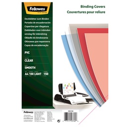 [77764] 100 COPERTINE CLEAR PVC 150MIC A4 TRASPARENTE NEUTRO