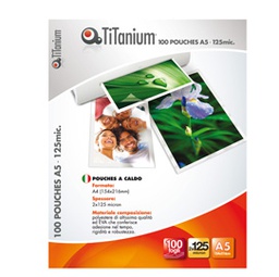 [68539] 100 POUCHES 111x154mm (A6 125my TiTanium