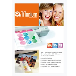 [69090] 100 POUCHES 303x426mm (A3 175my TiTanium