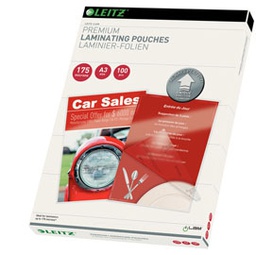 [72018] 100 POUCHES iLAM A3-303x426mm 175micron LEITZ