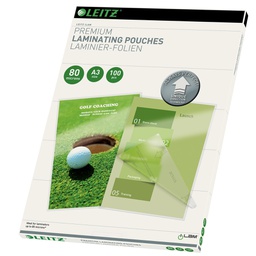 [72016] 100 POUCHES iLAM A3-303x426mm 80micron LEITZ