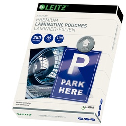 [72015] 100 POUCHES iLAM A4-216x303mm 250micron LEITZ