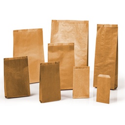 [79805] 100 SACCHETTI AVANA 22x40cm +7cm IN CARTA KRAFT Rex Sadoch