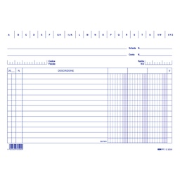 [56802] 100 SCHEDE 3 COLONNE ORIZZONTALE 15X21CM E3259 EDIPRO