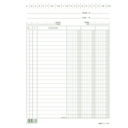 [52668] 100 SCHEDE 3 COLONNE VERTICALE 21X15CM E3333 EDIPRO