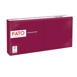 [91336] 100 tovaglioli carta 24x24cm 2 Veli Bordeaux Fato