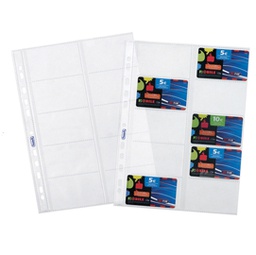 [58957] 10 BUSTE FORATE PORTA CARDS 21,5X29,7CM FAVORIT