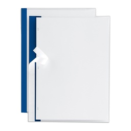 [48070] 10 cartelline Poli 200 210x297mm PP trasparente dorso blu Sei Rota