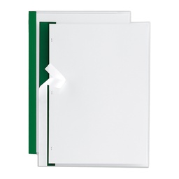 [47742] 10 cartelline Poli 200 210x297mm PP trasparente dorso verde Sei Rota