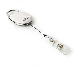 [90049] 10 Chiocciole YO-YO Style Bianco con filo retrattile x portabadge Durable