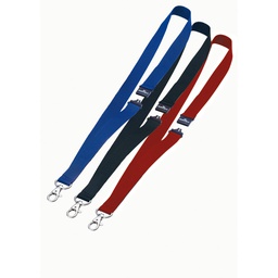 [71692] 10 CORDONCINI PORTABADGE 20mm BLU DURABLE