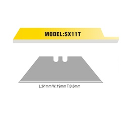 [77523] 10 LAME CUTTER TRAPEZOIDALI PER SX-792