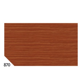 [46564] 10RT CARTA CRESPA MARRONE 870 (50X250CM 48gr/m2 Rex Sadoch