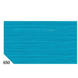 [46559] 10RT CARTA CRESPA TURCHESE 650 (50X250CM 48gr/m2 Rex Sadoch