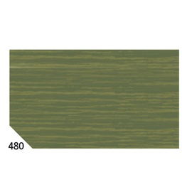 [46563] 10RT CARTA CRESPA VERDE OLIVA 480 (50X250CM 48gr/m2 Rex Sadoch