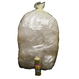 [89611] 10 Sacchi Giallo trasp. 70x110cm 110Lt 22mic Rolsac