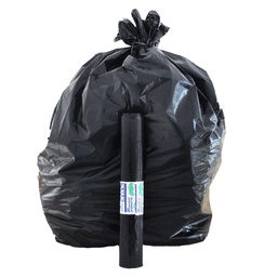 [89608] 10 Sacchi nero 70x110cm 110Lt 22mic Rolsac