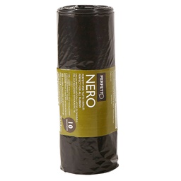 [74180] 10 SACCHI RIFIUTI 70X110CM-116Lt 20mic NERO Classic