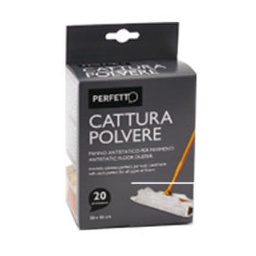 [74076] 20 PANNI ANTISTATICI 22x28cm CATTURAPOLVERE PERFETTO