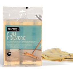 [74085] 20 RETINE PULIPOLVERE 45x22cm Gialle PERFETTO