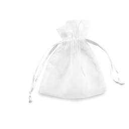 [86800] 20 Sacchetti organza Milly 12,5x17cm bianco