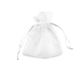 [86800] 20 Sacchetti organza Milly 12,5x17cm bianco
