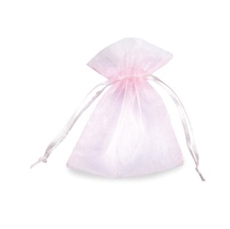 [86797] 20 Sacchetti organza Milly 8,5x10cm rosa