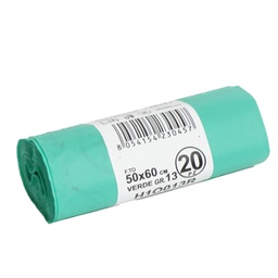 [91325] 20 Sacchi BIO verdi 50x60cm 30Lt 17mic