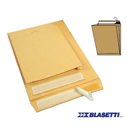 [59138] 250 BUSTE SACCO AVANA 120GR 250X353X40MM C/SOFFIETTI STRIP MONODEX