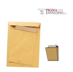 [46964] 250 buste sacco MULTI STRIP LARGE avana carta ric. 230x330x40mm 100gr Pigna Enve