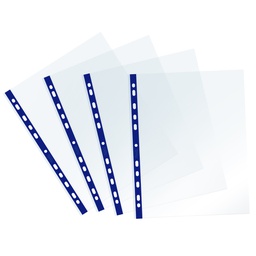 [94523] 25 Buste forate c/ banda blu Sprint 22X30cm Favorit