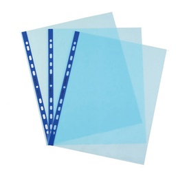 [47969] 25 Buste forate Pastel 22x30 azzurro liscio Favorit