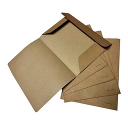 [STL6107] 25 cartelline 3 lembi 24,5x34cm in kraft avana ECO STARLINE