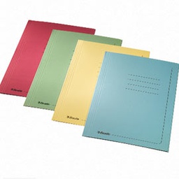 [47418] 25 CARTELLINE 3 LEMBI 25x35cm ROSSO CARTONCINO 295gr c/stampa