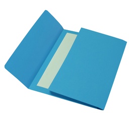 [37526] 25 CARTELLINE A BUSTA 152B AZZURRO 26X34 200GR BRISTOL