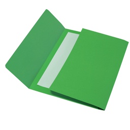 [37527] 25 CARTELLINE A BUSTA 152B VERDE 26X34 200GR BRISTOL