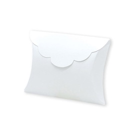 [94692] 25 scatoline portaconfetti 10x8x3cm Bianco Big Party