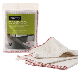 [76472] 2 STROFINACCI PAVIMENTI 56x40cm CANDIDO PERFETTO