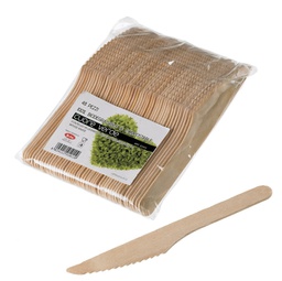 [90280] 48 Coltelli in legno 16cm Leone