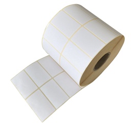 [87076] 5.000 Etichette Trasf. Termico f.to 50x30mm - 2 piste - Printex