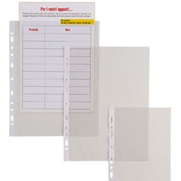 [64512] 50 buste forate ATLA T 150 22x30cm liscio SEI ROTA