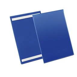 [83502] 50 buste identificazione con bande adesive 210x297mm A4-vert 1797 Durable