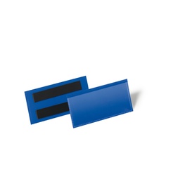 [80643] 50 buste identificazione magnetiche 100x38mm art.1741 Blu DURABLE
