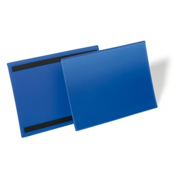 [78144] 50 buste identificazione magnetiche 150x67mm art.1742 Blu DURABLE