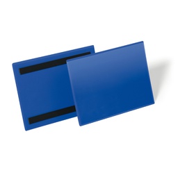 [80644] 50 buste identificazione magnetiche 210x148mm (A5-ORIZ. art.1743 Blu DURABLE